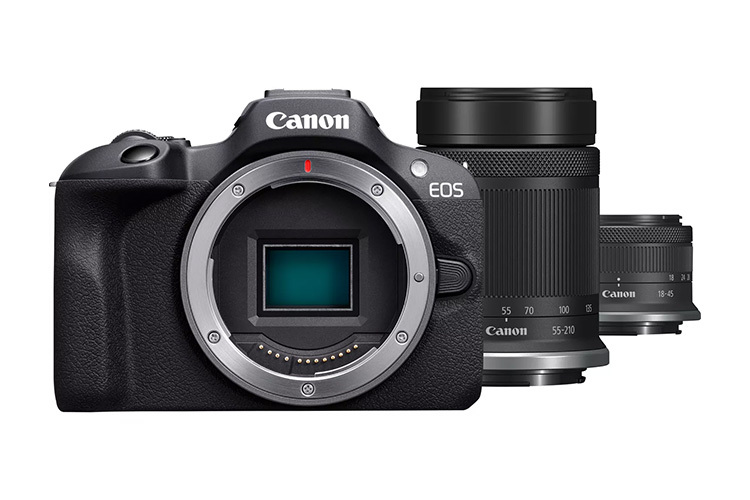 Canon EOS R100 + RF-S 18-45mm & 55-210mm IS STM - černý