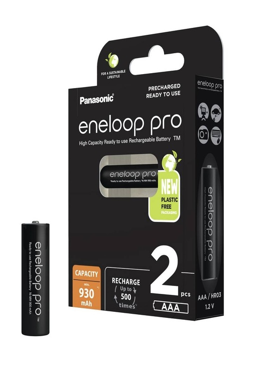 Panasonic Eneloop Pro AAA 930 mAh (ecco) - 2 kusy