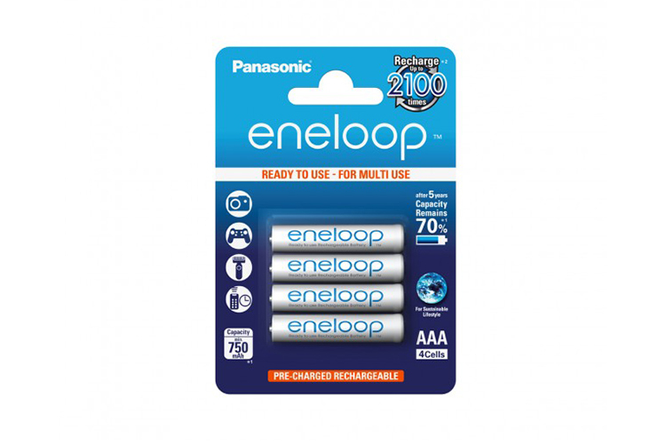 Panasonic Eneloop AAA 750mAh (4 ks)