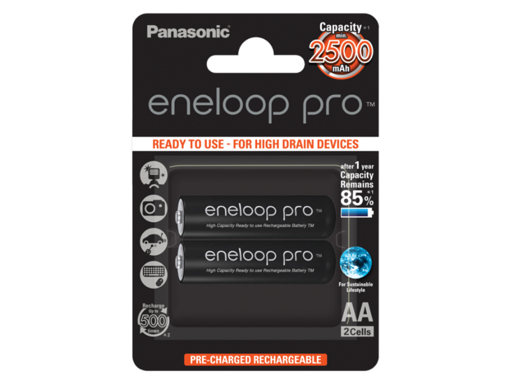 Panasonic Eneloop Pro AA 2500mAh (2ks) ecco