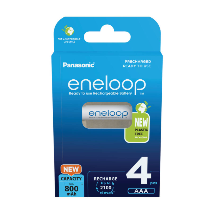 Panasonic Eneloop AAA 800mAh (4 ks) ecco