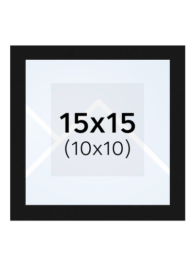 Falc QUADRO - fotorámeček - Černá, 10x10, 15x15
