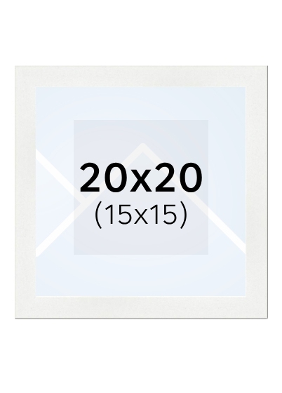 Falc QUADRO - fotorámeček - Bílá, 15x15, 20x20