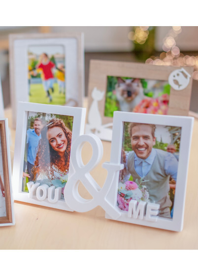 Falc MULTIRÁM - pro 2 fotografie - Bílá, 10x15 x2