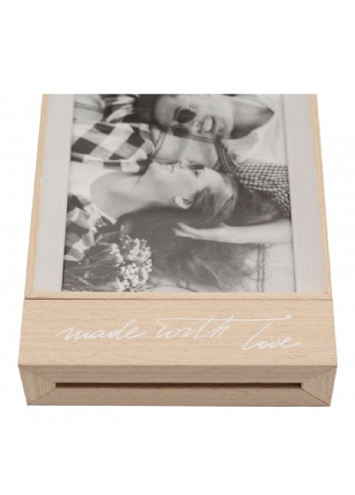 Falc MADE WITH LOVE – fotorámeček - Přírodní, 10x15