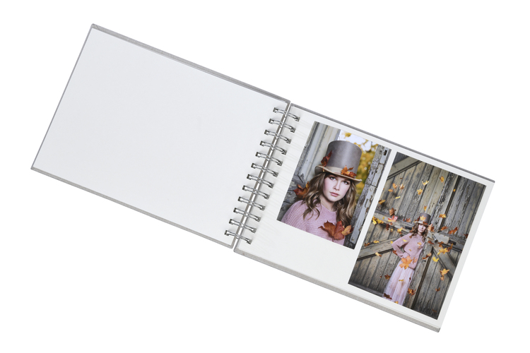 Focus BASE LINE CANVAS, 40/23x17 - kroužková vazba, modré