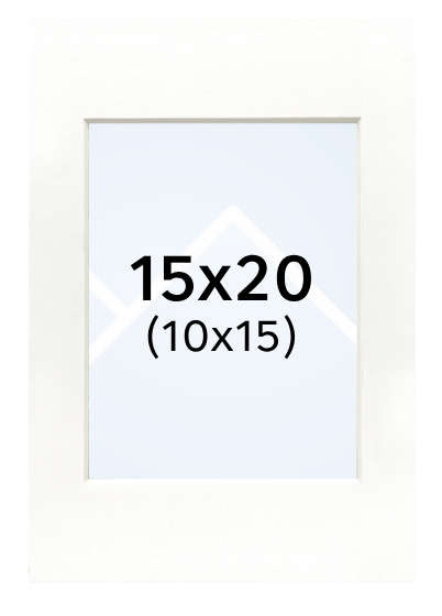 Focus Nordic – pasparta - Bílá, 10x15, 15x20