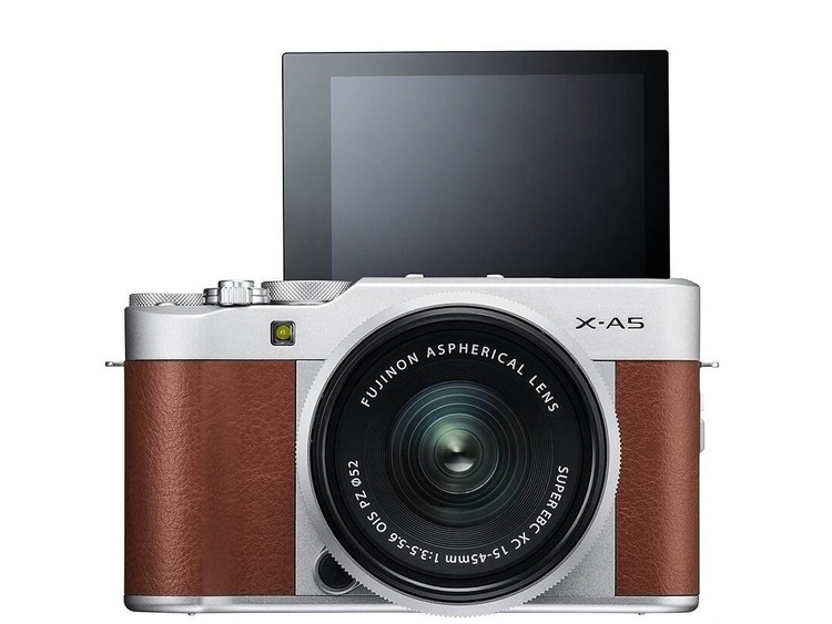 Fujifilm X-A5 + XC 15-45mm hnědá