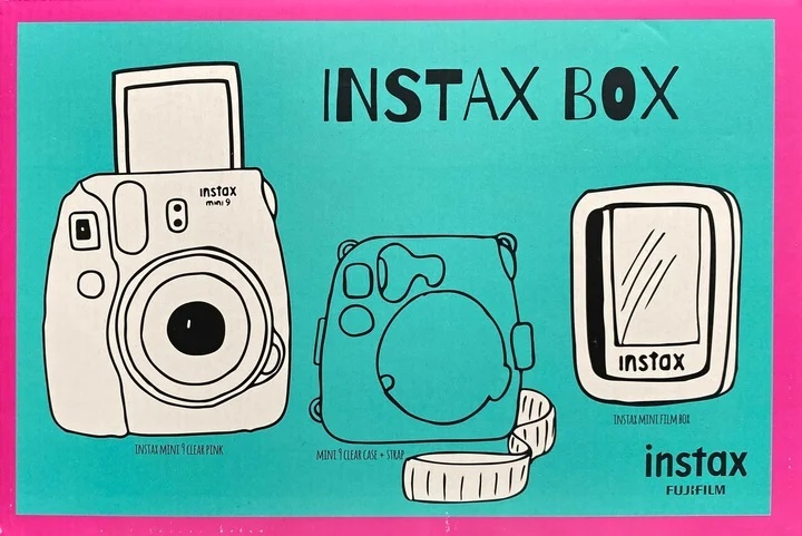 Fujifilm INSTAX Mini 9 clear pink - accesory bundle