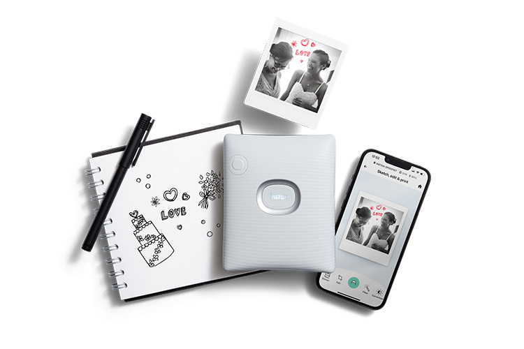 Fujifilm instax SQUARE Link™ - Ash White