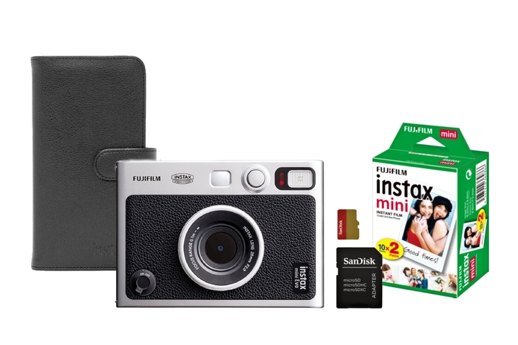 Fujifilm INSTAX mini Evo + COLORFILM 20ks + album + 64GB microSD