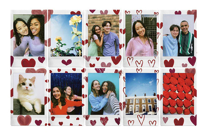 Fujifilm instax™ mini film HEART SKETCH (10ks)