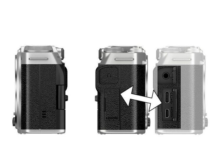 Fujifilm X-M5, tělo - stříbrná