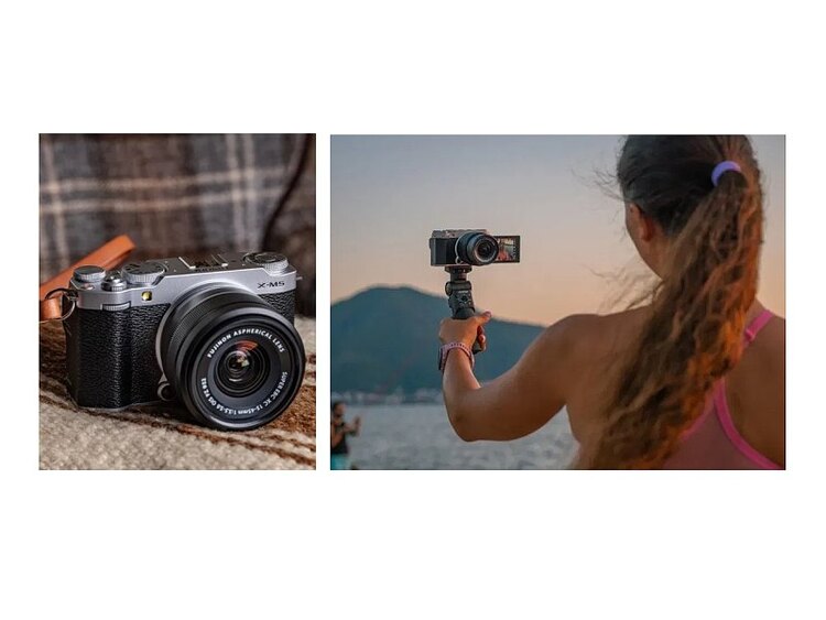 Fujifilm X-M5, tělo - stříbrná