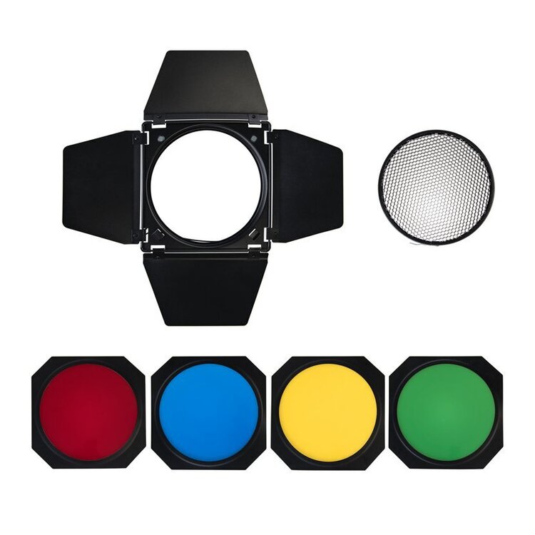 Godox BD-04 - klapky s barevnými filtry