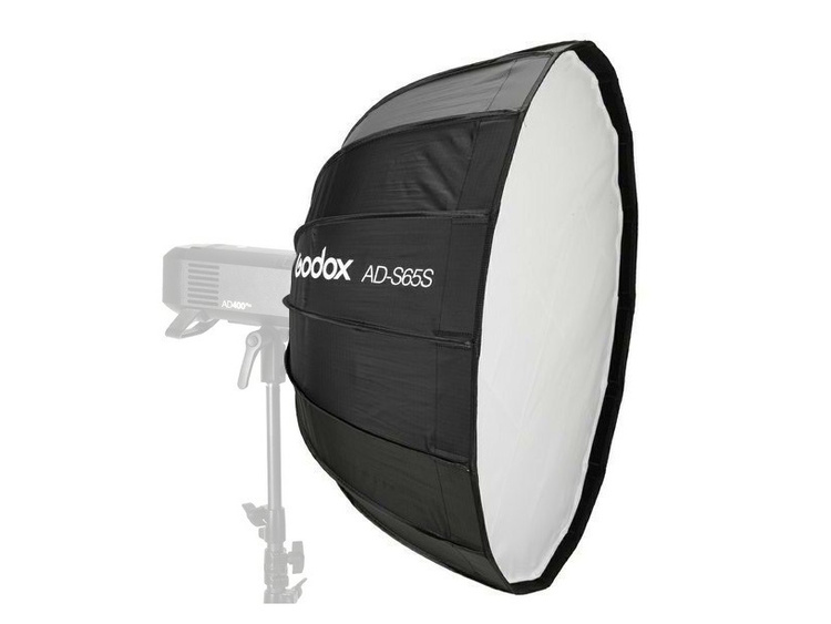 Godox AD-S65S (Silver), 65cm - parabolický softbox pro blesky AD400Pro