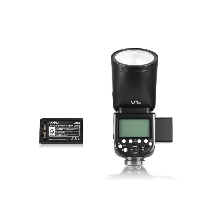 Godox V1-O (Olympus/Panasonic) - blesk s kruhovou hlavou a Li-ion baterií