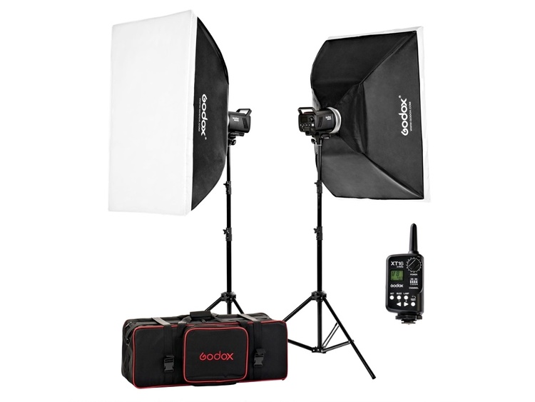 Godox MS300-F - sada dvou studiových blesků MS300 s příslušenstvím