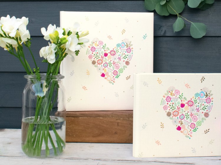 Fotoalbum Goldbuch FLOWERS IN THE HEART, 60/30x31
