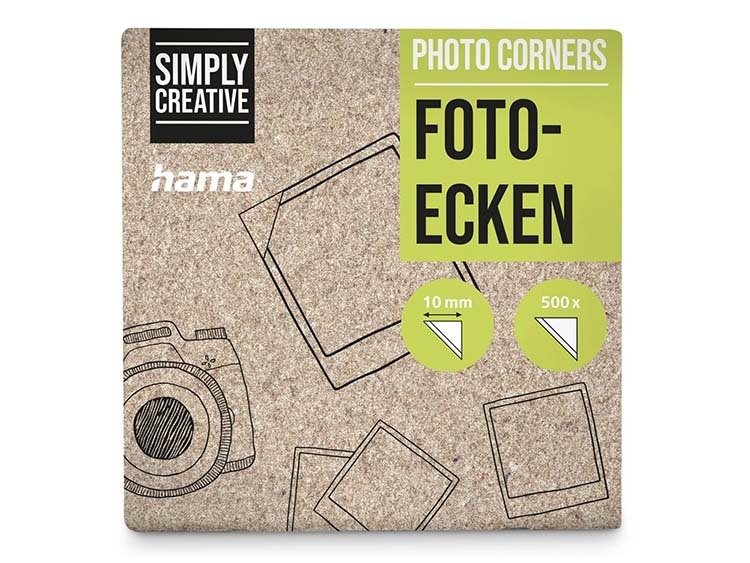 Hama fotorůžky - transparentní, samolepící (500ks)