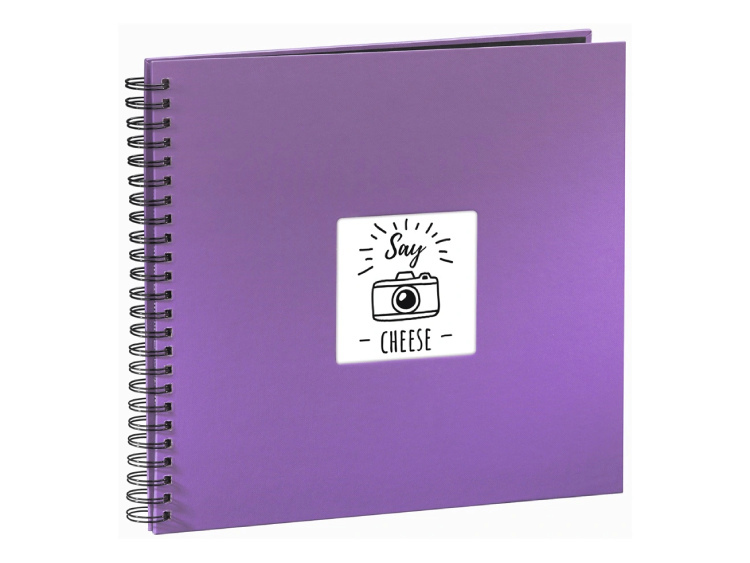 Fotoalbum Hama FINE ART, 50/36x32 - kroužková vazba, lila