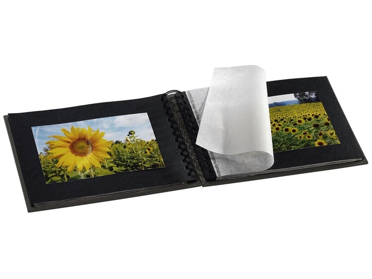 Hama FINE ART, 50/24x17 -  kroužková vazba, černé