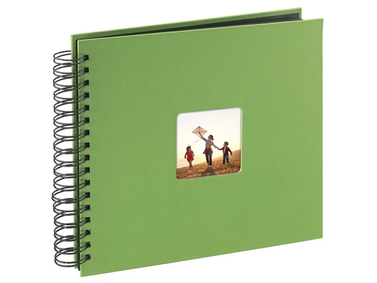 Fotoalbum Hama FINE ART, 50/28x24 -  kroužková vazba, zelené