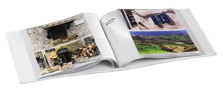 Hama album memo LA FLEUR 10x15/200, bílá, popisové pole