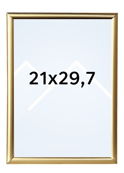 Hama MADRID - fotorámeček - Zlatá, 15x20, 21x29,7 (A4)