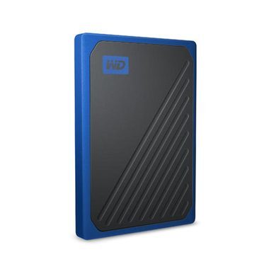 WD My Passport Go SSD, USB 3.0, 500GB - černá/modrá