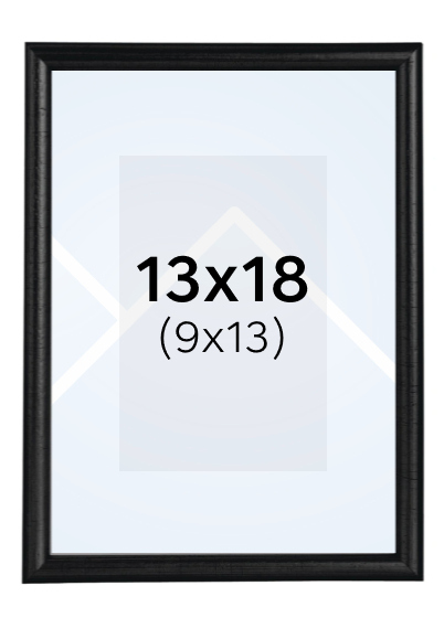 Hama PHOENIX - fotorámeček - Černá, 9x13, 13x18