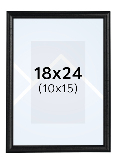 Hama PHOENIX - fotorámeček - Černá, 10x15, 18x24