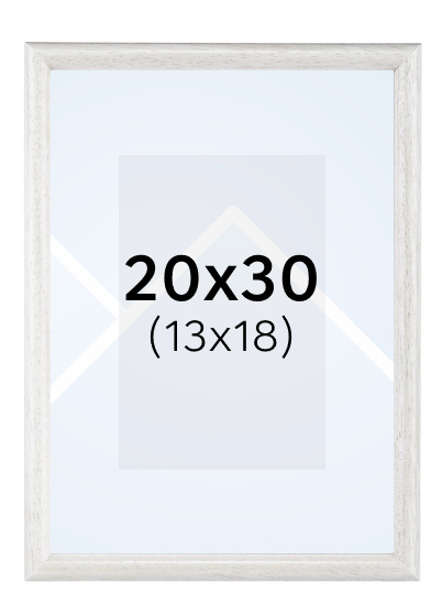 Hama PHOENIX - fotorámeček - Bílá, 13x18, 20x30