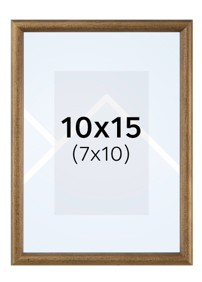 Hama PHOENIX - fotorámeček - Hnědá, 7x10, 10x15