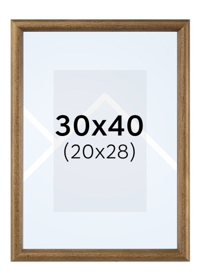 Hama PHOENIX - fotorámeček - Hnědá, 20x28, 30x40