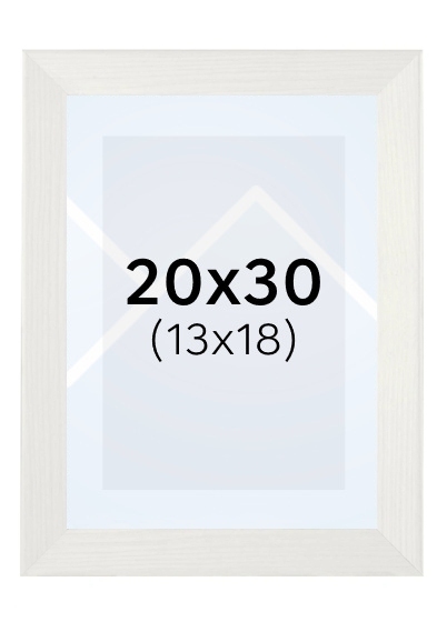 Hama OSLO - fotorámeček - Bílá, 13x18, 20x30