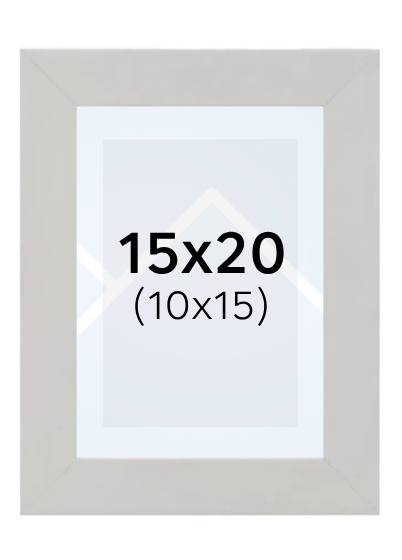 Hama SKARA - fotorámeček - Světle šedá, 10x15, 15x20