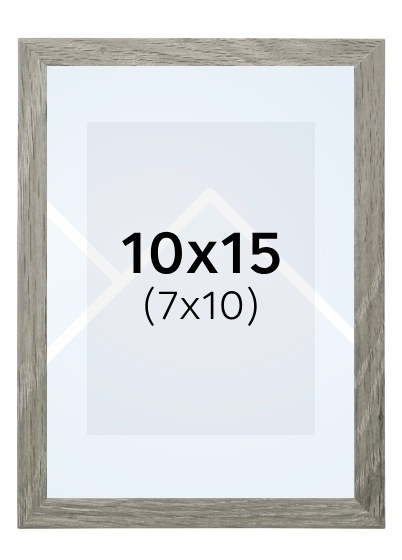 Hama WAVES - fotorámeček - Šedá, 7x10, 10x15