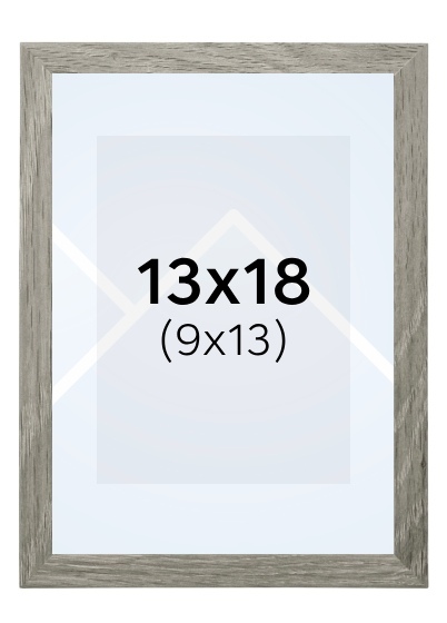 Hama WAVES - fotorámeček - Šedá, 9x13, 13x18