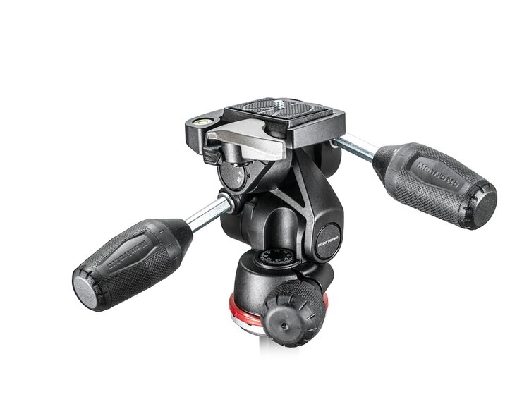 Manfrotto MH804-3W - třícestná hlava s odnímatelnou destičkou