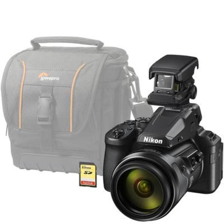 Nikon Coolpix P950 + kolimátor DF-M1 + brašna + 64GB karta