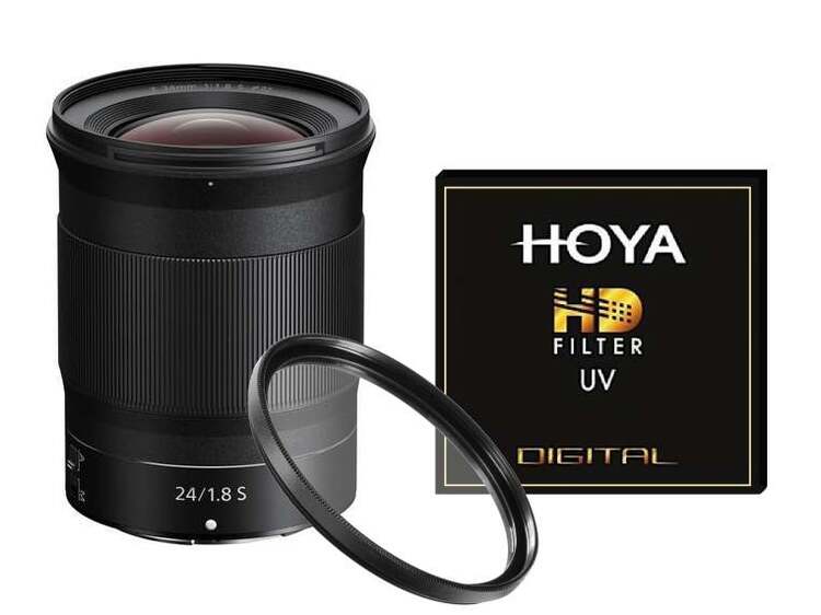 Nikon NIKKOR Z 24mm f/1.8 S + HD UV filtr
