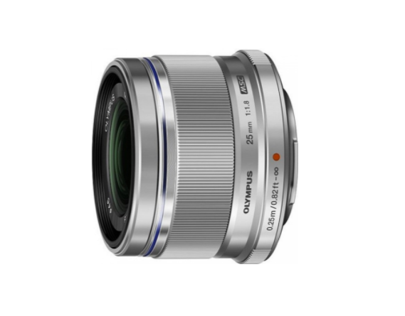 Olympus M.ZUIKO DIGITAL 25mm f/1.8 stříbrný
