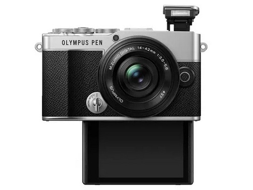 Olympus E-P7 stříbrný + 14-42mm EZ Pancake Zoom