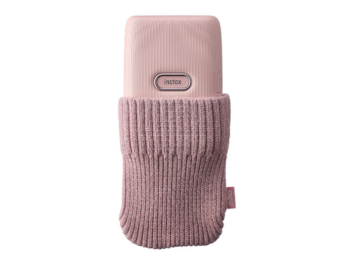 Pletený obal SOCK CASE (Pink) pro Fujifilm instax mini Link™