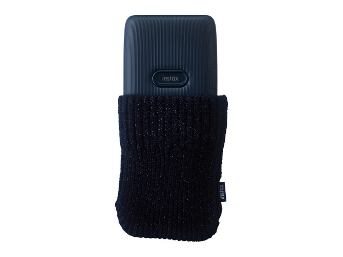 Pletený obal SOCK CASE (Denim) pro Fujifilm instax mini Link™