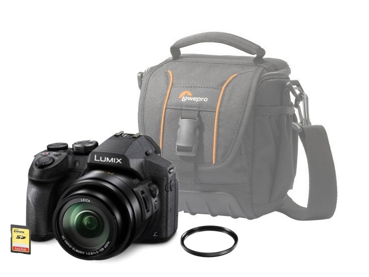 Panasonic Lumix DMC-FZ300 + brašna + 32GB karta + UV filtr