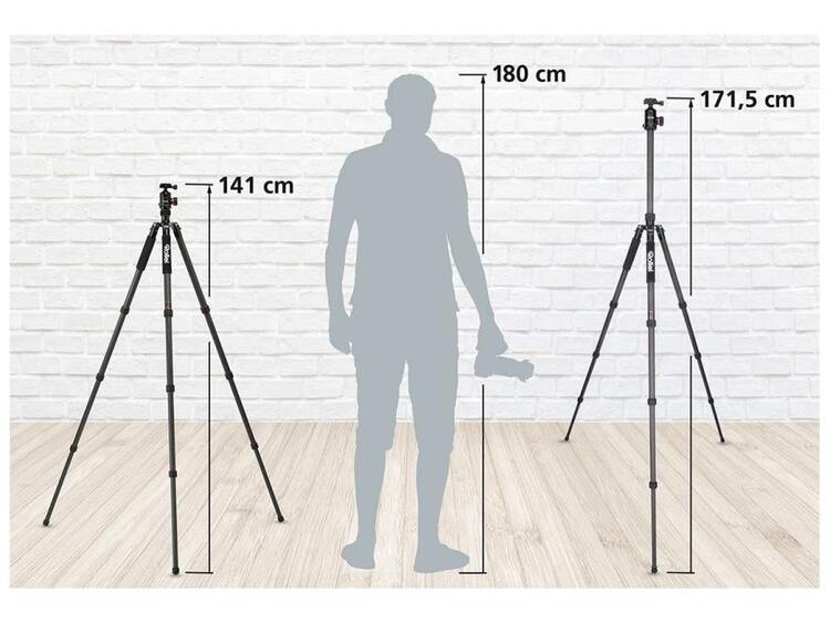 Rollei C6i Karbon - tripod & monopod