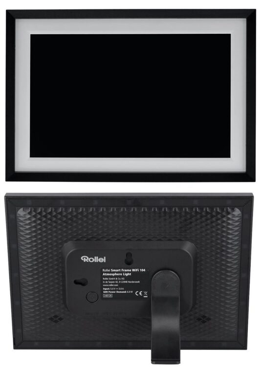 Rollei Smart Frame Wi-Fi 104  - digitální fotorámeček - Černá, 21,7 x 13,5
