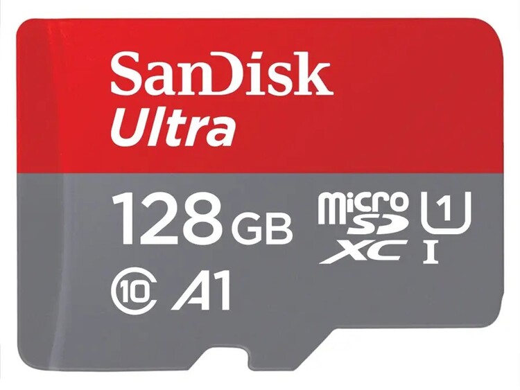 SanDisk Ultra microSDXC 128GB 120MB/s A1 Class 10 UHS-I (s SD adaptérem)